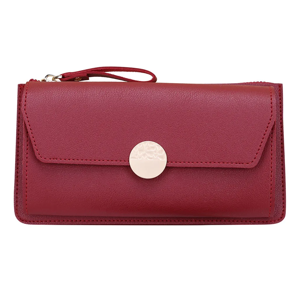 

Mini Personality Shoulder Bags Small Fashion PU Leather Women Mobile Wallet Large Capacity Long Clutch Bag Diagonal Shoulder Bag