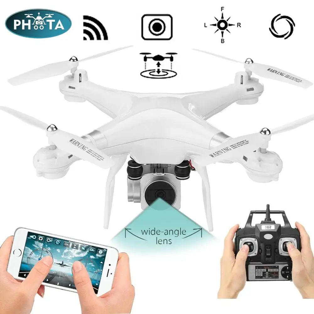 

SH5W RC Quadcopter professional drones with camera hd WiFi FPV Quadrocopter gimbal drone selfie Helicopter Aircraft xmas Gift