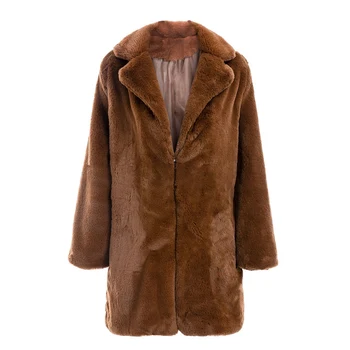 

Women's Hot Autumn and winter fashion faux fur warm plush coat fur coat teddy coat faux fur coat fur fur jacket