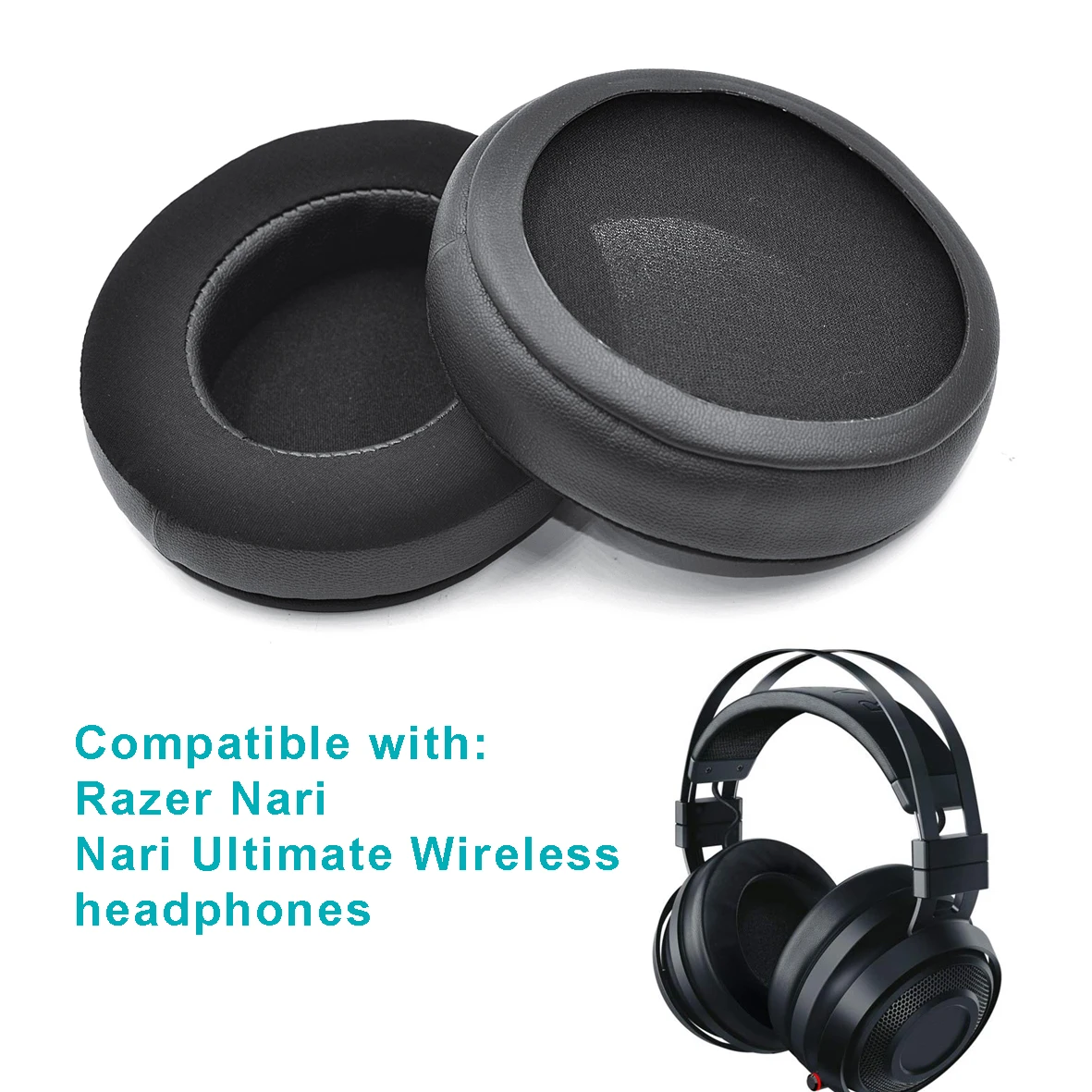 Ersatz-Ohrpolster für Razer Nari Nari Ultimate Wireless Headphones 