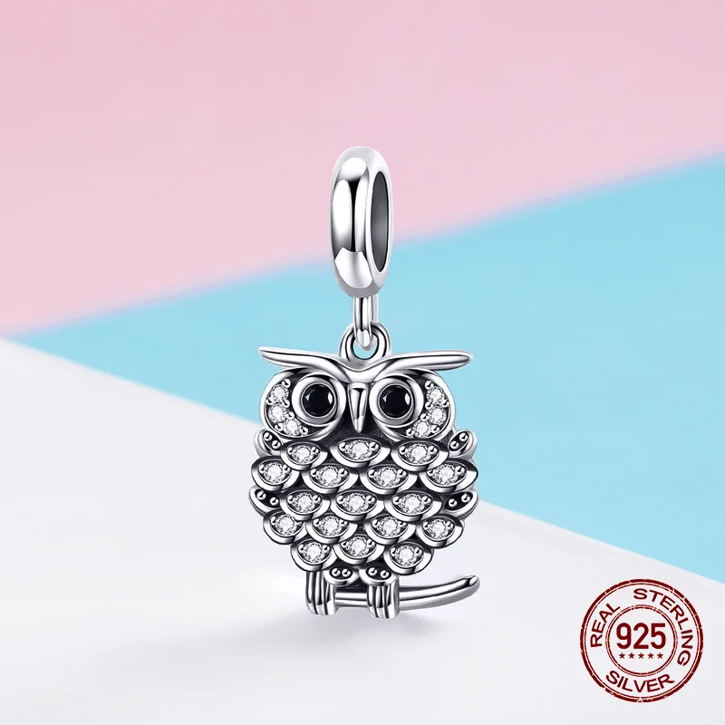 Fit Pandora Шарм браслет ожерелье подвеска Подвески 925 серебро для женщин Мода высокое ювелирное изделие - Окраска металла: sc949