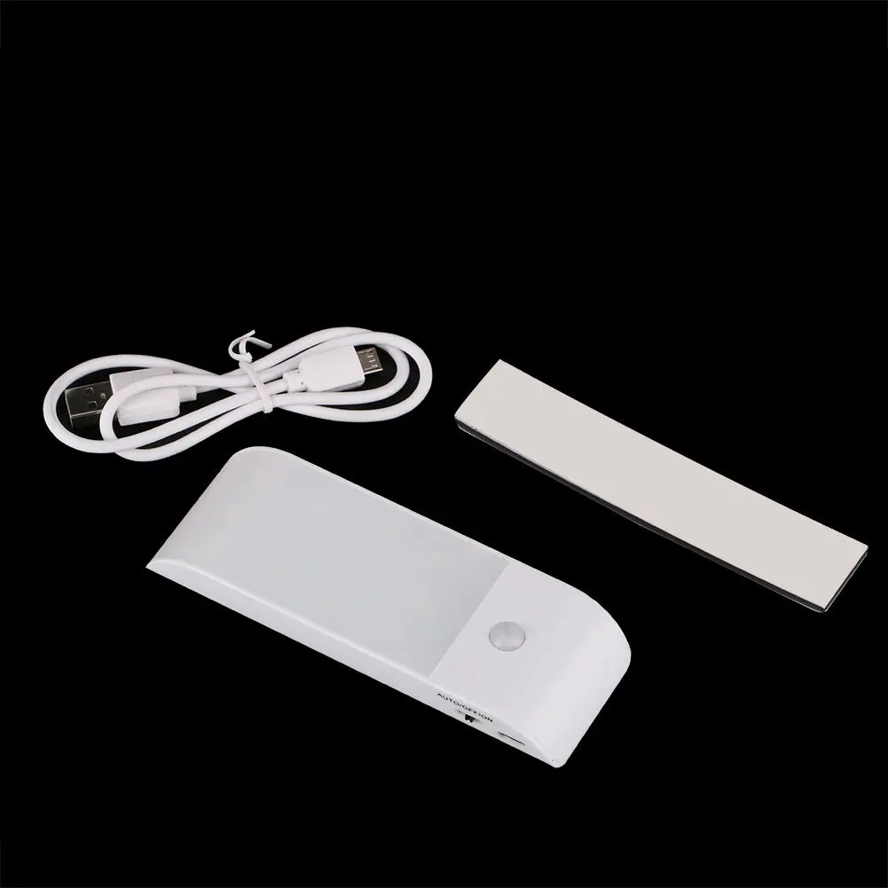 12LED USB Перезаряжаемый светильник с датчиком движения, светильник для гардероба, настенный светильник безопасности(теплый белый