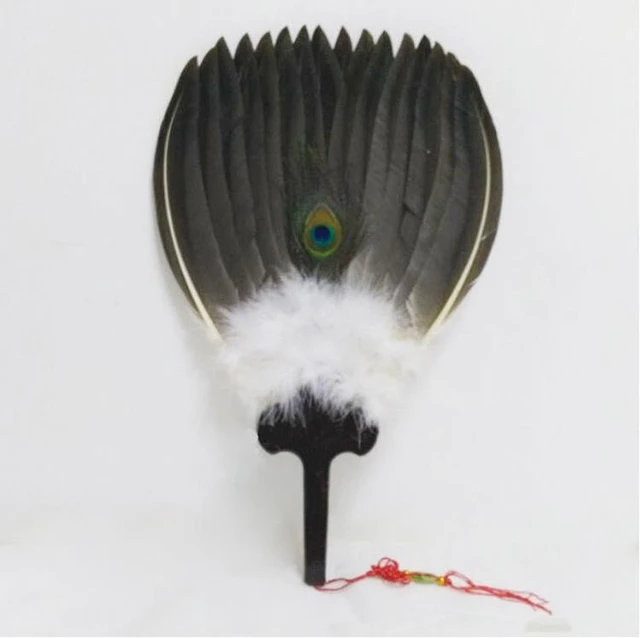 King Tea Mall Goose Feather Fan for Chaozhou Gongfu ChaDao