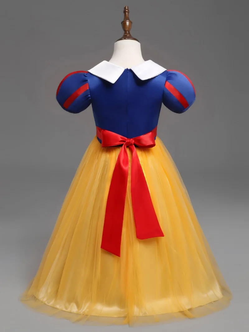 Лидер продаж в сказочном стиле платье принцессы для девочек костюм для девочек Детская рубашка на Хэллоуин церемонии Костюмы