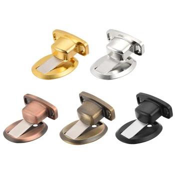 

uxcell 1pcs 2 pcs Five Colors Door Magnetic Stop Zinc Alloy Doorstop Holder Stopper with Screws Accessories