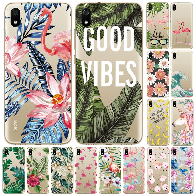 Silicone Case For Xiaomi Redmi 7A Soft TPU Back Cover Phone 7 A Redmi7 Note Cases |