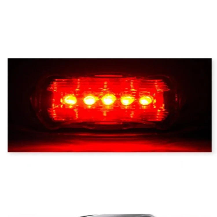 Креативные аксессуары для велосипеда габаритные огни для велосипеда 5LED водонепроницаемые ударостойкие огни безопасный Предупреждение Ff-104