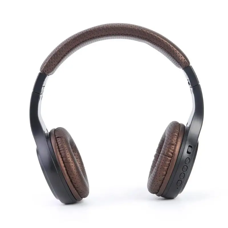 BS-N75 складные беспроводные Bluetooth наушники гарнитура с ЖК-дисплеем синий FM TF слот для карт Поддержка 32 Гб MP3 Авто электронный
