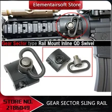 Element Airsoft gear Sector Picatinny рейка Встроенный QD Слинг поворотный охотничий Softair Тактический Пистолет Аксессуары EX250