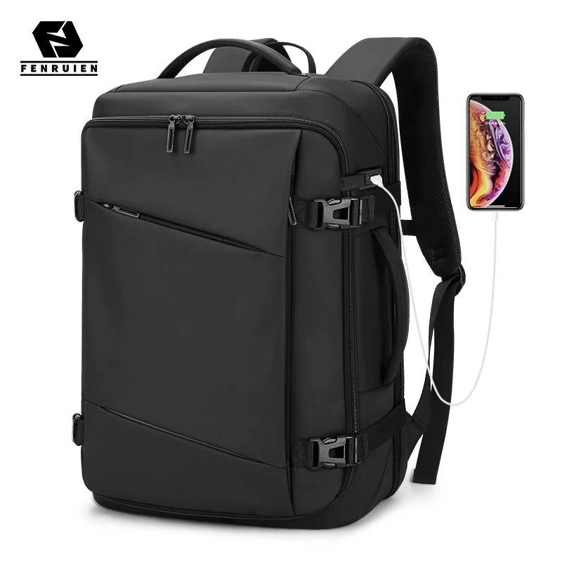 Fenruien 2021 New Men Backpack Waterproof 17 Inch Laptop Backpack