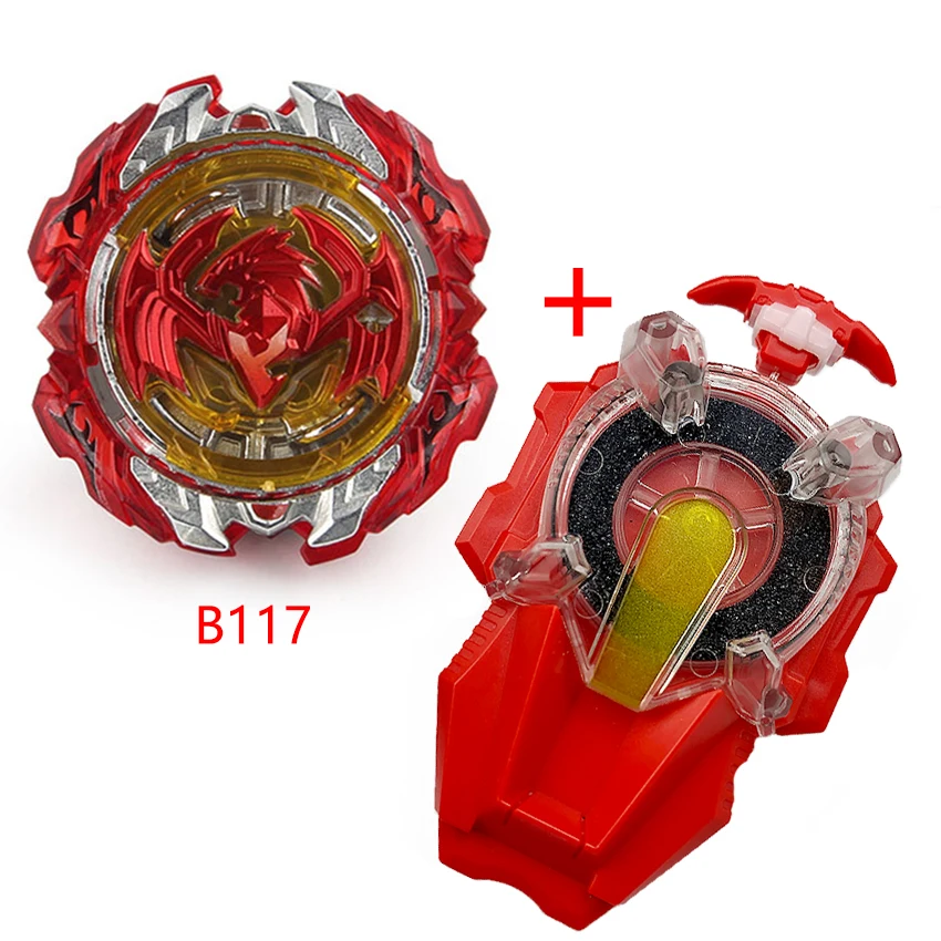 117beyblade+火石红黑发射器