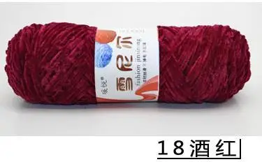 18 10pcs 1000 г/лот бархатная пряжа, мягкая протеиновая кашемировая пряжа, шелковая шерстяная пряжа для вязания крючком, хлопковая Детская шерстяная пряжа, свитер своими руками - Цвет: 18 10pcs
