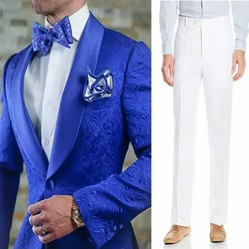 

Brand New Groomsmen Shawl Satin Lapel Groom Tuxedos Pattern Men Suits Wedding/Prom Best Man Blazer ( Jacket + Pants + Tie) Z15