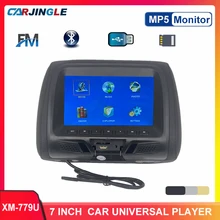 Monitor Rear-Seat-Pillow Mp5-Player Car-Headrest Lcd-Screen Universal Headphone/bluetooth