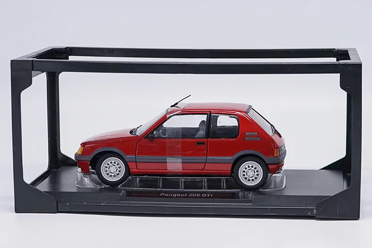 1:18 1991 PEUGEOT 205 GTI литая под давлением Модель автомобиля игрушки Металлическая Модель автомобиля оригинальная коробка