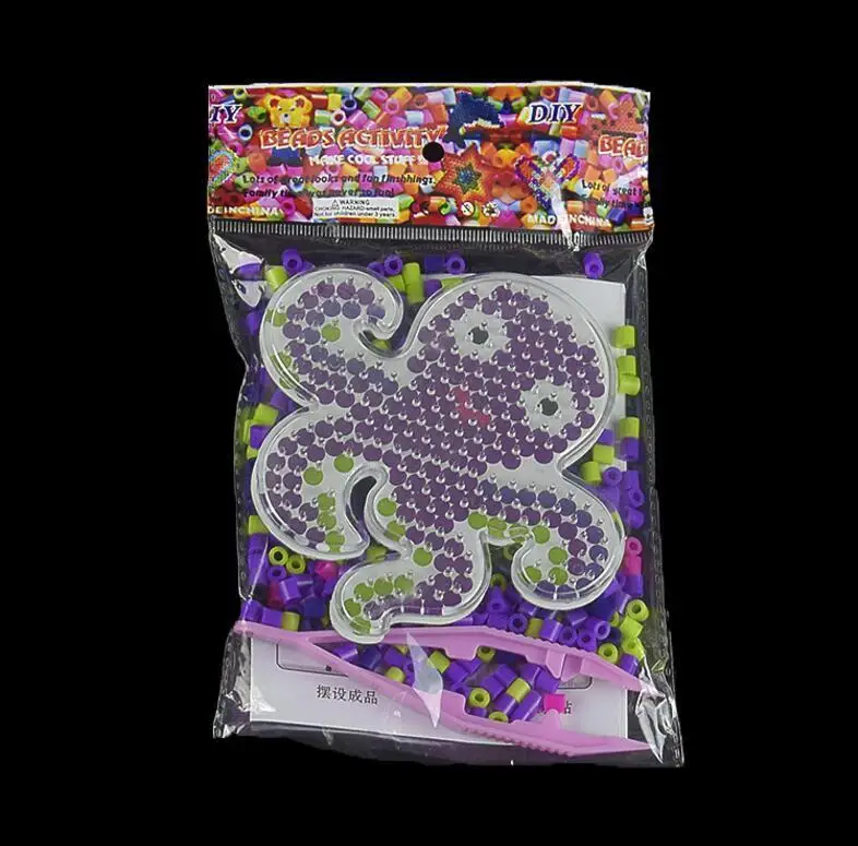 5 мм 500 шт Perler Beads kit, Хама бусины с шаблоны, аксессуары для детей ручная работа 3D Головоломка Развивающие игрушки