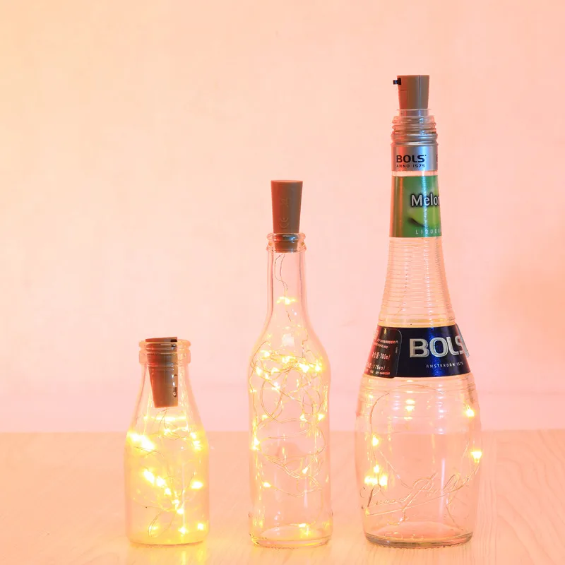 Светодиодная гирлянда 2 м сказочные огни сделай сам для стеклянных бутылок