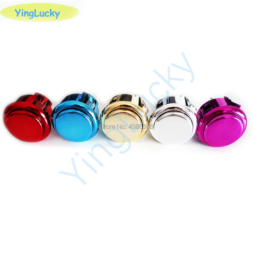 1pcs SANWA LB-35 bola Arcade Joystick cromo bola superior basculante bola 35mm bola encaja Sanwa JLF-TP-8T Stick