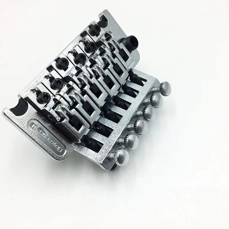 Floyd Rose Хром 6 струнная система тремоло Потяните струнная пластина мост для двойного встряхивания электрогитары