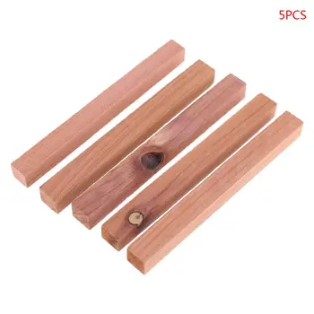 

2020 New 5Pc Wardrobe Clothes Drawer Mildew Camphor Bug Repellent Natural Cedar Wood Anti-moisture Moth Wardrobe Camphor Pest