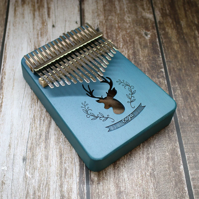 С милой сумкой 17 клавишный палец Kalimba Paino Mbira Sanza «пианино для больших пальцев» карманный размер поддерживающая сумка Cega клавиатура Marimba дерево