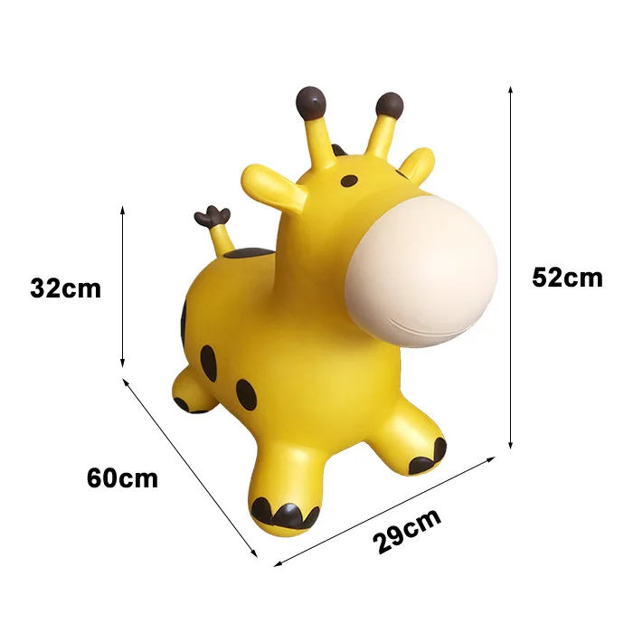 

Tiao lu Environmentally Friendly Inflatable Rubber Jumping Horse Baby Extra-large Toy Outdoor Thick Riding