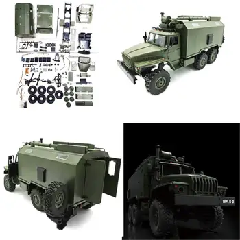 

WPL B36 1:16 RC Car 2.4G 6WD Military Truck Rock Crawler Command Communication Vehicle Body Shell Kit DIY Toys For Boys