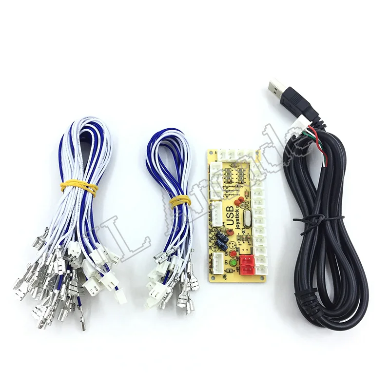 Полный нулевой задержка аркадный USB энкодер ПК к джойстику для 5PIN джойстика и 2,8 мм кнопки - Цвет: Package 1