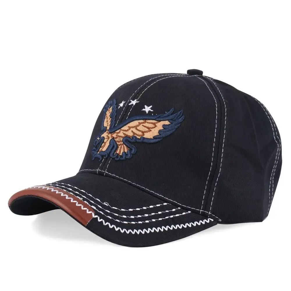 

Black Summer Men Embroidery Baseball Cap Men Women Fall Caps Eagle USA Snapback Adult Golf Sports Hat Hip Hop Adjustable Bone