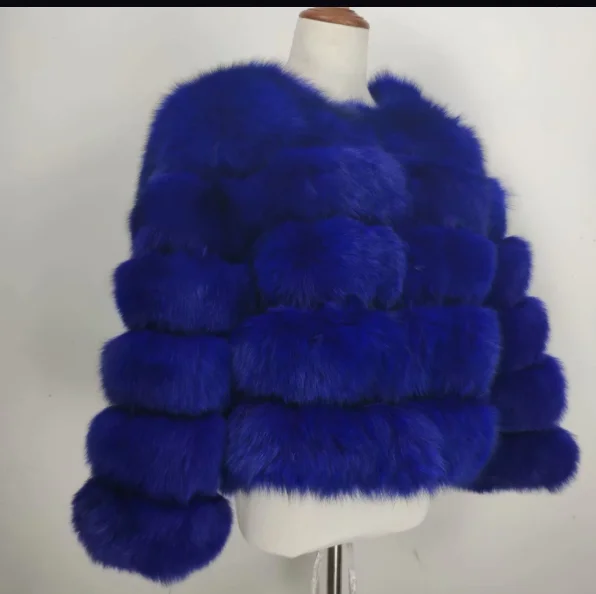 YZ FUTURE New Arrival Women Luxury Real Fox Fur Coat Winter Jackets Fur Jacket Top Quality Outerwear Genuine Fur Coats