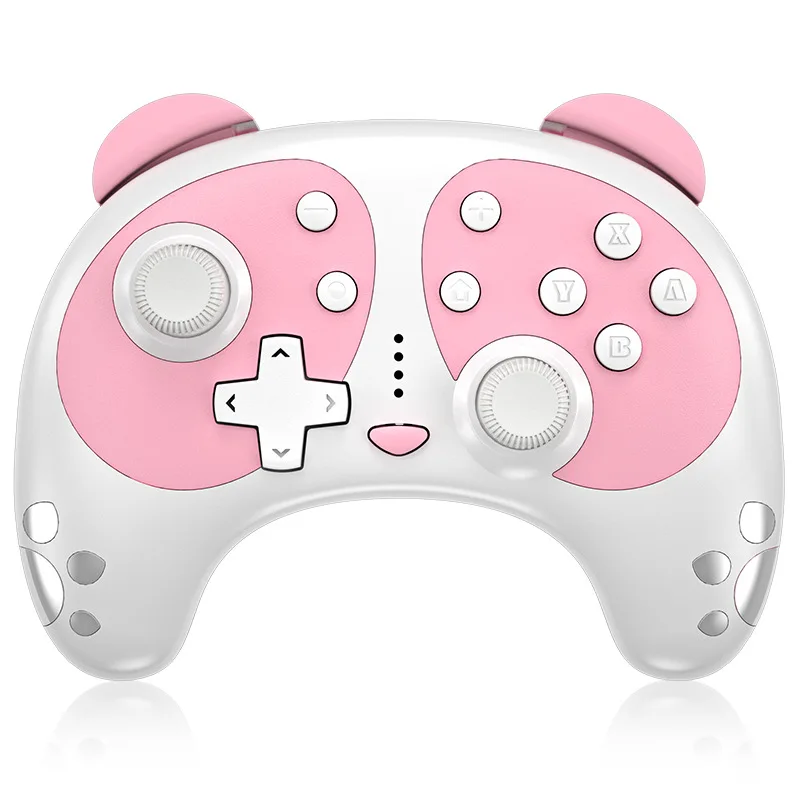 NFC Wireless Bluetooth Girls Pink Panda Gamepad Console Remote Controller Pro Wake Up Gamepads For Nintendo Switch Windows PCNFC Wireless Bluetooth Girls Pink Panda Gamepad Console Remote Controller Pro Wake Up Gamepads For Nintendo Switch Windows PC