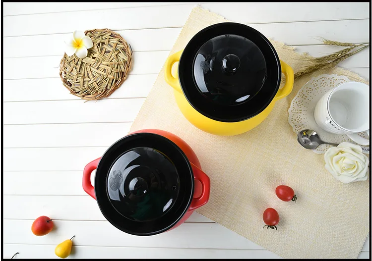Casseroleceramic готовка открытого пламени суп высокотемпературный чайник стойкий ishinabe клейпот здоровья тушеный горячий горшок лобскаус соус