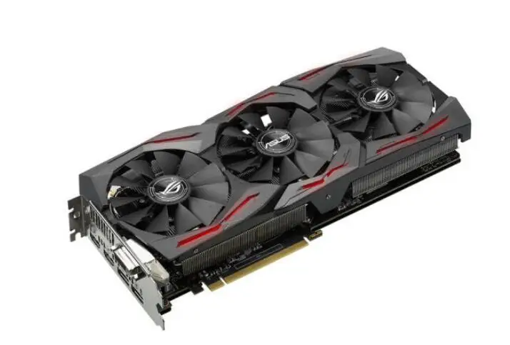  ASUS GTX1080TI 11G GAMING Raptor Overclocked version GTX1080TI game graphics 3fan used 90%new