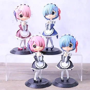 

Re:Zero Starting Life in Another World Anime Rem Ram Figure Maidservant Ver. Q Posket Action Figure PVC Collectible Model Toy