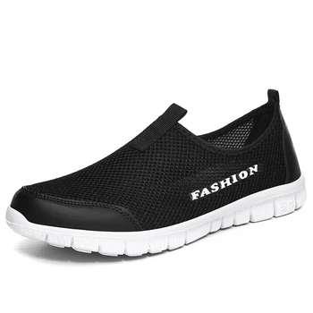 

Running Sneakers Men Summer Breathable Mesh Shoes Men Slip On Comfortable Men Sport Shoes Loafers Flats Shoes Footwear Athletic