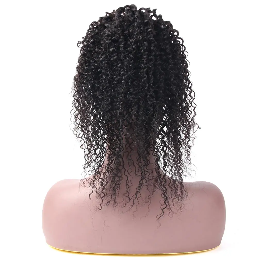 

Salonchat Kinky Curly Ponytails Clip Ins Brazilian Remy Hair Clip In Human Hair Extensions 100% Natural Color Kinky Curly Hair