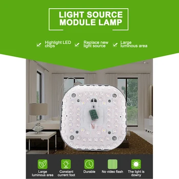 

LED Ceiling Lamps Module 12W 18W 24W 36W LED Light Replace Ceiling Lamp Light Source Easy Installation Indoor Lighting