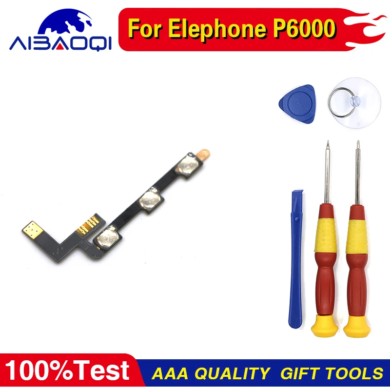 Power on/off+ Volume FPC Key Up/down Button Flex Cable for Elephone P6000 Phone Perfect Replacement Parts Free Tools | Мобильные