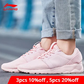 

Li-Ning Women LN HEATHER II Lifestyle Shoes Light Breathable Sneakers Comfort Fitness LiNing li ning Sport Shoes AGCN098 YXB142