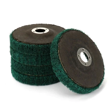 

Nylon Fiber Flap Wheel Disc Abrasive Polishing Buffing Pad 120 Grit Replacement