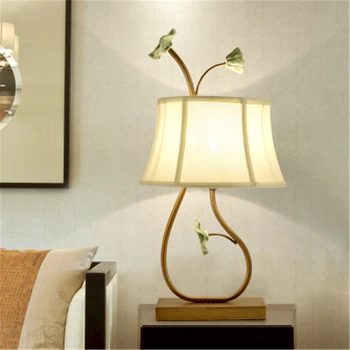 

Modern Simple Living Room Chinese Desk Light Bedroom Bedside Lamp Zen Desk Lamp Retro Study Light Free Shipping