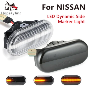 

LED Car Side Marker Light Repeater Turn Signal Light for Nissan Tiida C11 Note E11 NE11 Micra K12 NP300 Navara D40 Qashqai J10