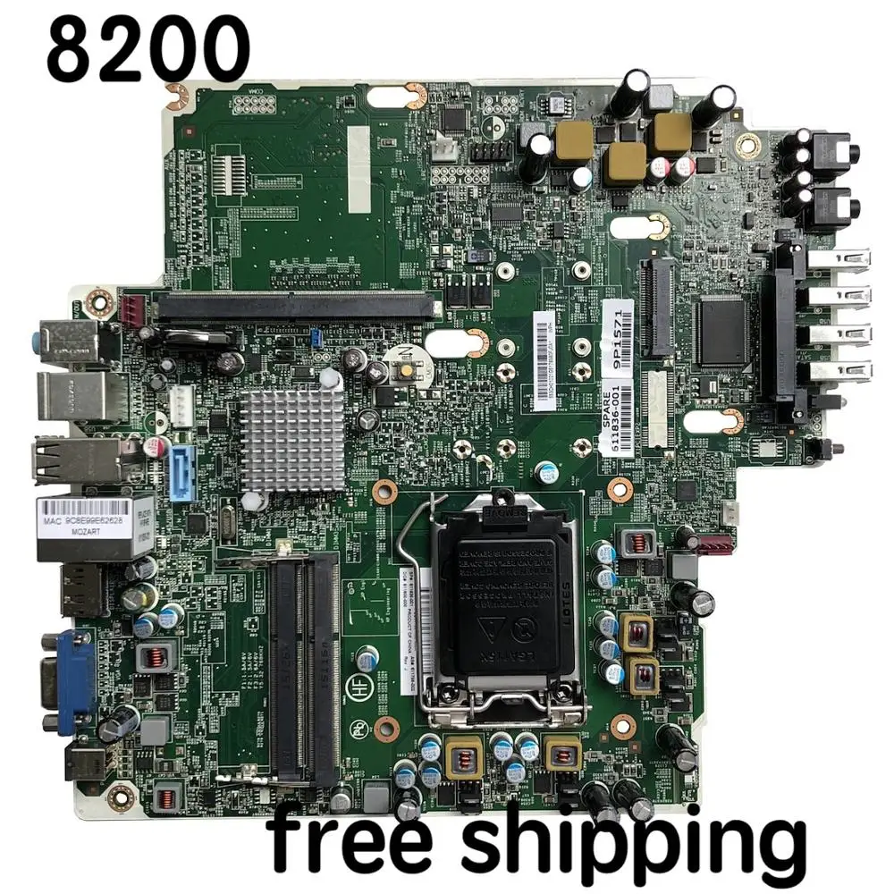 PIQ67H для HP Compaq 8200 Elite USFF материнская плата настольного компьютера 611836 001 611799 002 48 3ch02.