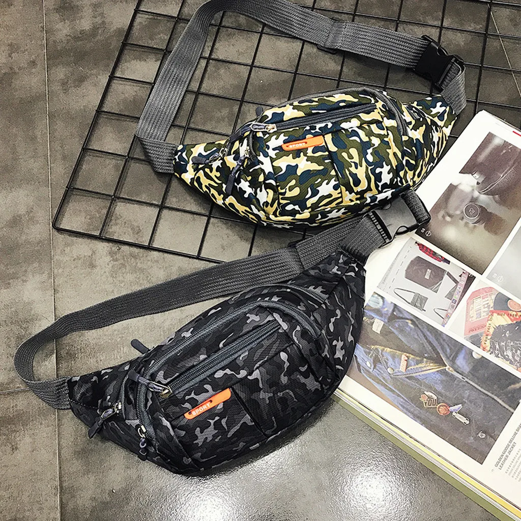Унисекс, Женская и Мужская поясная сумка, для занятий спортом на открытом воздухе, для студентов, девочек и мальчиков, поясные сумки, камуфляжный принт, нагрудные сумки, поясная сумка, поясная сумка#10