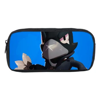 

Pencil Case Games Leon Pencilcase Double Layer Multifunction Pen Box Bag For Boys Girls Gifts Office School Supplies