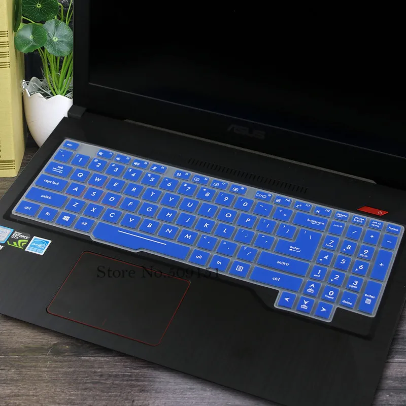 Силиконовый защитный чехол-клавиатура для Asus TUF FX705GM FX705GD FX705 fx705ge FX705G FX 705 GD GM Gaming 1" 17,3 дюймов