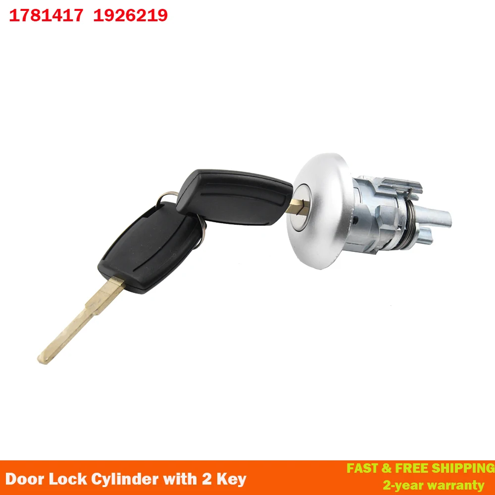 

Front Door Lock Cylinder with 2 Keys 1781417 1926219 1926220 2269953 112234097 For Ford Transit MK8 /for Ford Transit Custom