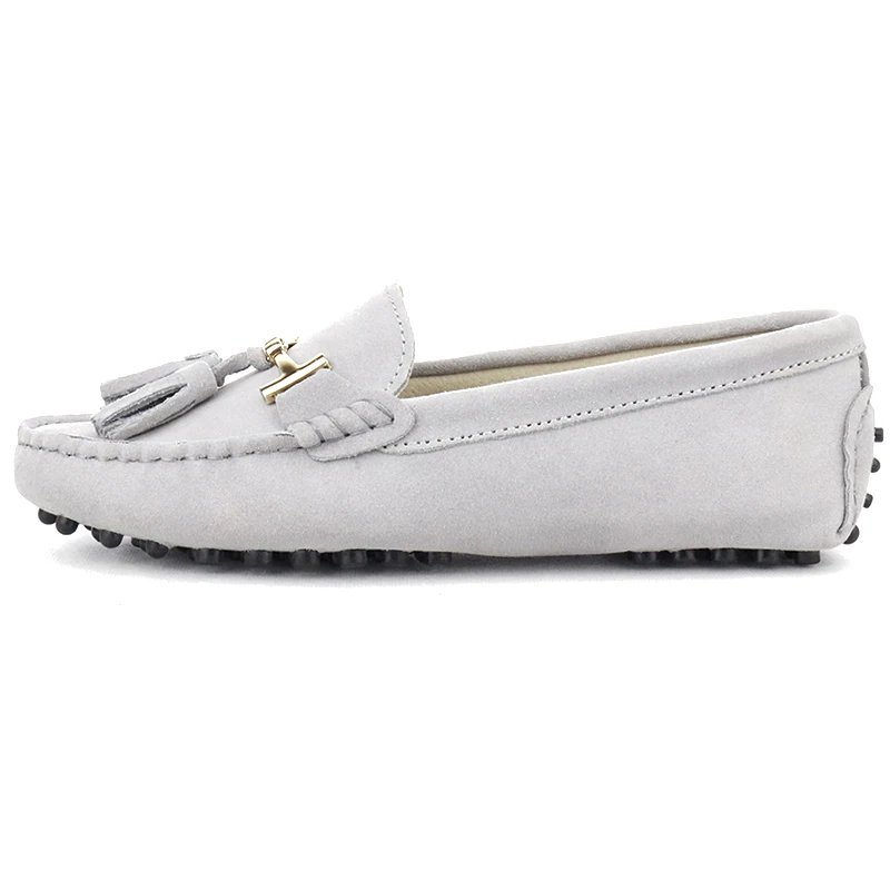 2022 100% Genuine leather Women flats New Brand Handmade Women Casual leather shoes Leather Moccasin Fashion Lady Driving Shoes 