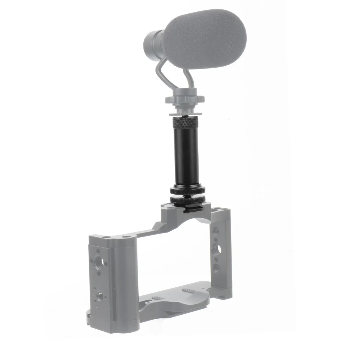 1/4 Inch Screw Extension Column Double Nuts Cold Shoe Tripod Mount to LED Light Adapter Bracket for SLR Camera Projector Bracket