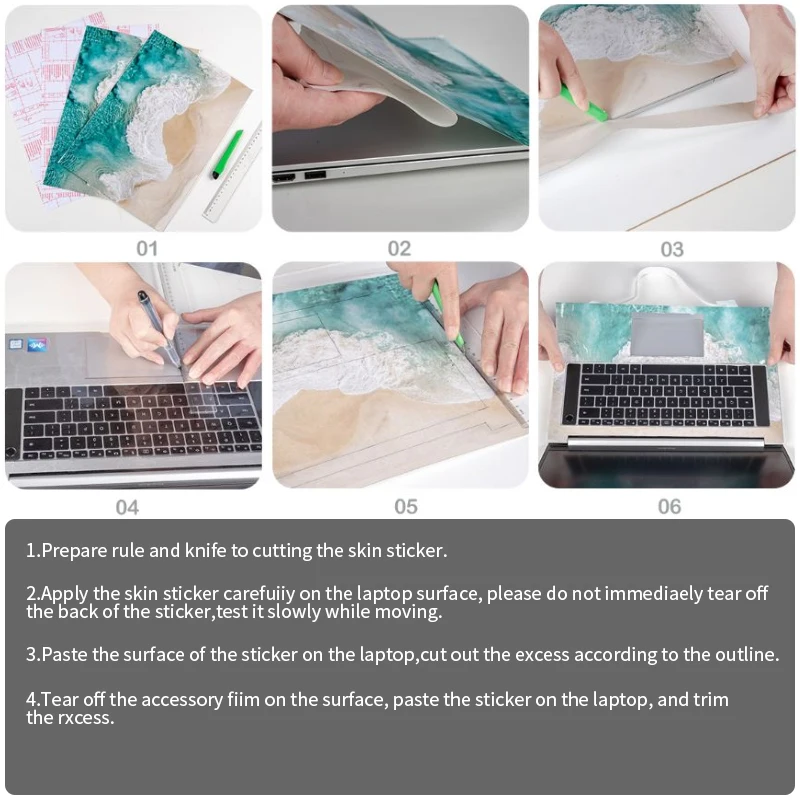 DIY maple leaf cover laptop skin notebook sticker 12/13/14/15/17 inch MacBook laptop Dell HP Lenovo etc